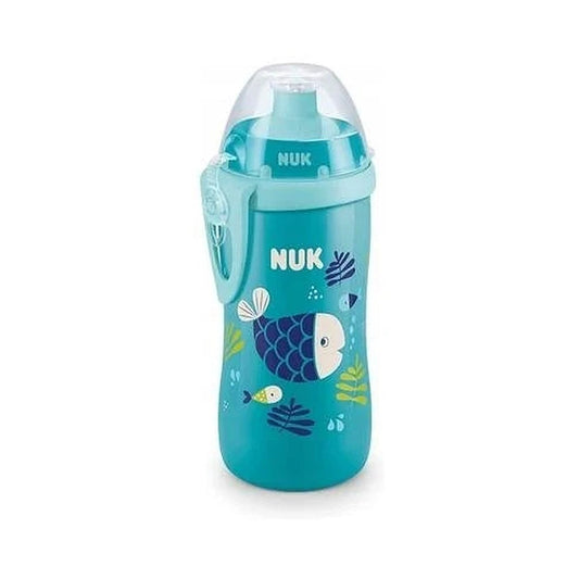 NUK Baby Feeding Combo – 3-Piece Bottle & Straw Cup Set + FREE Bottle Cleanser