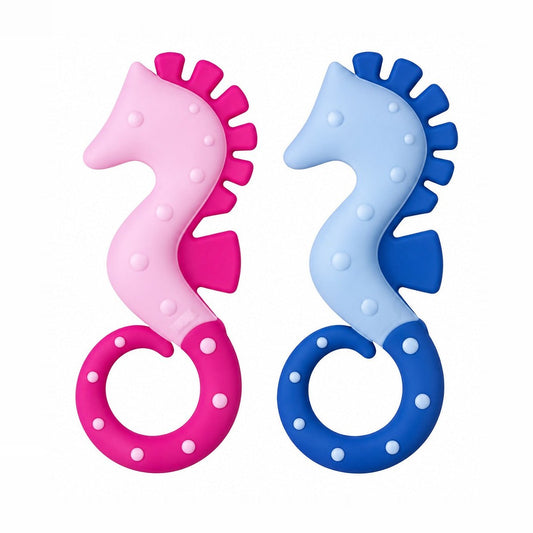 NUK All Stages Teether 3M+ – Baby Teething Toy Blue
