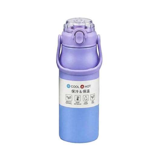 Sports Bottle – 1200ml Insulated Water Bottle with Flip Straw