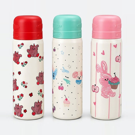 Floral Vacuum Cup – 450ml Insulated Flask (Gift Edition)