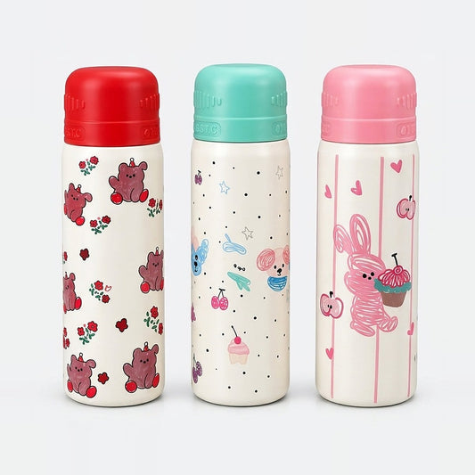 Floral Vacuum Cup – 450ml Insulated Flask (Gift Edition)