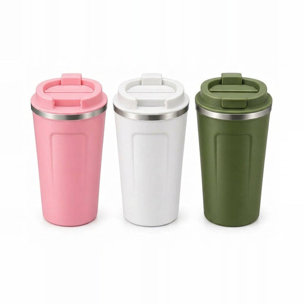 Coffee Mug – 510ml Insulated Travel Tumbler | Spill-Proof Lid