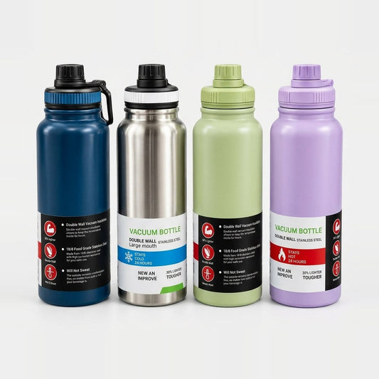 Sport Bottle – 1300ml Insulated Vacuum (Hot & Cold)
