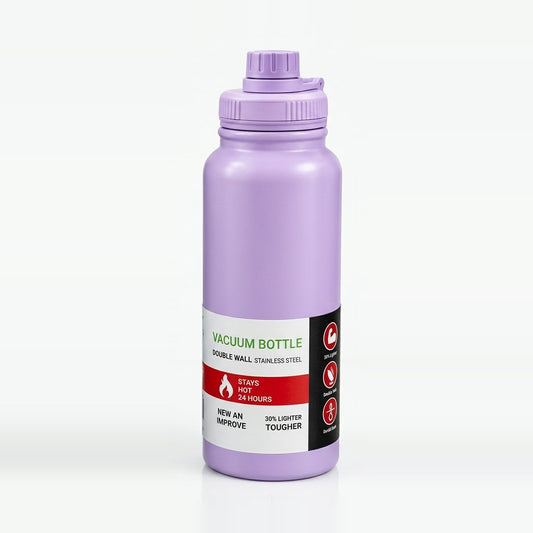Sport Bottle – 1300ml Insulated Vacuum (Hot & Cold)