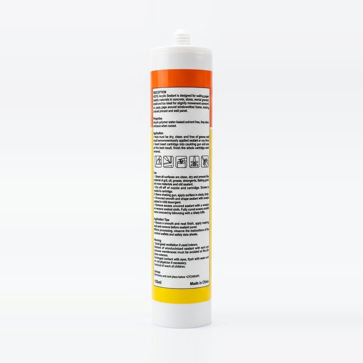 Horse 860 Waterproof Acrylic Sealant & Adhesive (300ml)