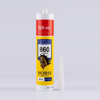 Horse 860 Waterproof Acrylic Sealant & Adhesive (300ml)