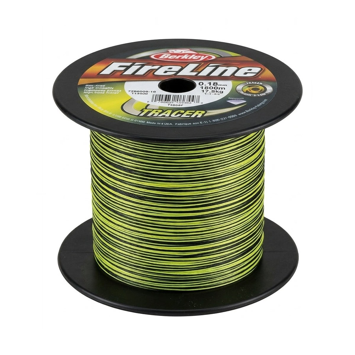 Berkley FireLine Tracer Saltwater Fused Fishing Line – 0.18mm, 1800m Bulk Spool (17.8kg / 39.2lbs)