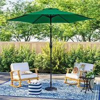 Garden Umbrella 9ft – UV Protected Patio Umbrella | Heavy Concrete Base
