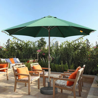 Garden Umbrella 9ft – UV Protected Patio Umbrella | Heavy Concrete Base