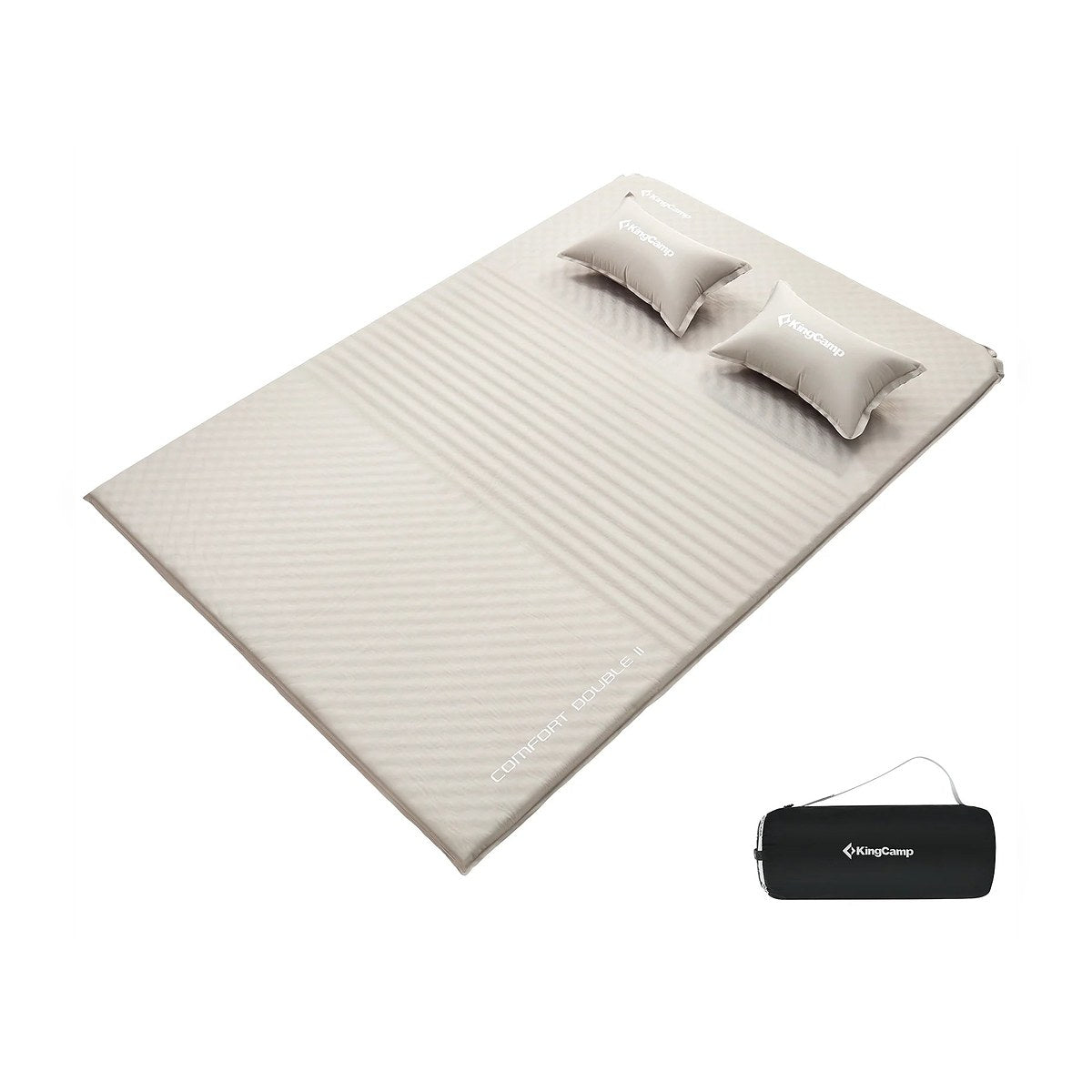 KingCamp Double Camp Pad – Self-Inflating Double Sleeping Mat