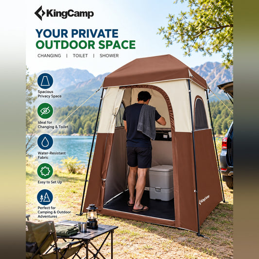 KingCamp Changing/Toilet Tent – Portable Camping Privacy Shelter