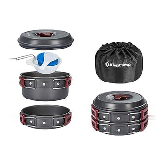 compare product KingCamp Quality Cookware Set
