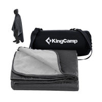 KingCamp – Multi-Purpose Rain Coat & Camp; Blanket Black