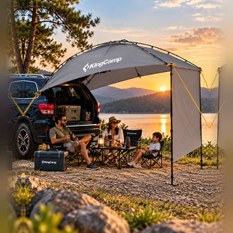 compare product KingCamp Compass Plus Awning – Car Camping Shelter