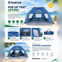 KingCamp Pop Up Tent UPF50+