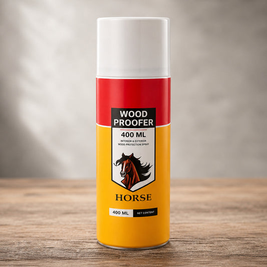 Horse Wood Proofer Spray 400ml | Wood Protection Spray for Interior & Exterior | Wood Protector & Proofing Spray