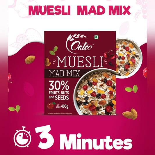 Muesli Tropical Mix 400 gms Ziplock