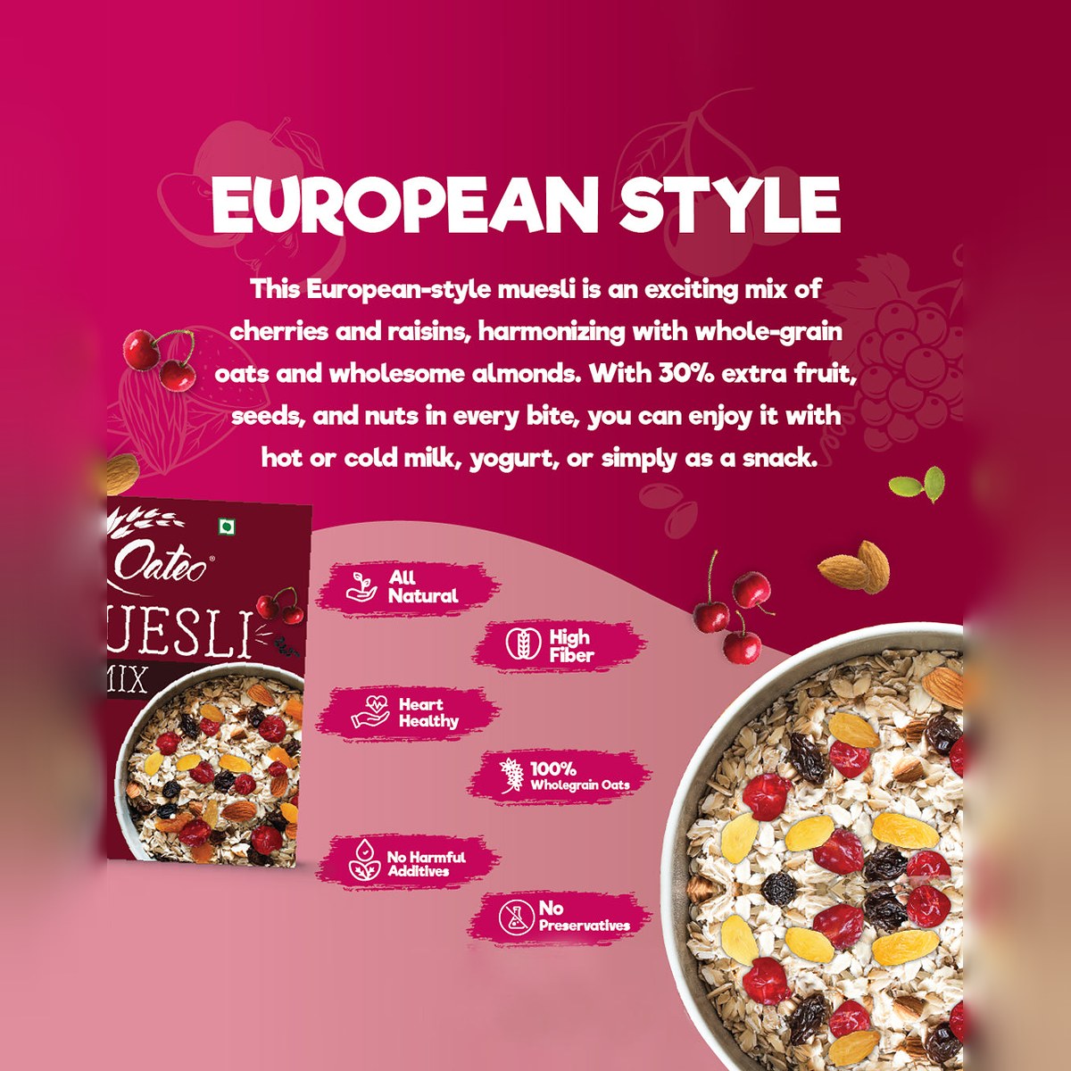 Muesli Tropical Mix 400 gms Ziplock