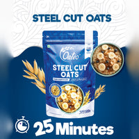 Oateo Steel Cut Oats 500 gms ziplock