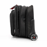 Professional Rolling Laptop Briefcase - 15.6" Executive Travel Bag