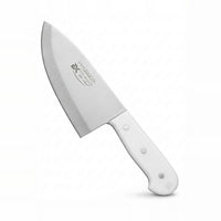 Professional Stainless Steel Utility Knife - White Handle