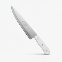 Professional Stainless Steel Chef's Knife - White Handle