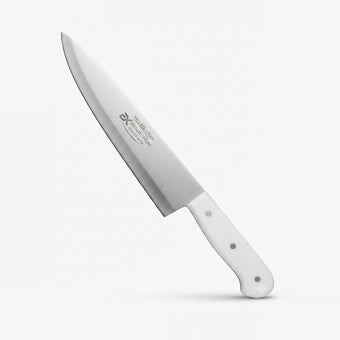 compare product Professional Stainless Steel Chef's Knife - White Handle