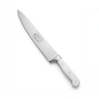 Professional Stainless Steel Chef's Knife - White Handle
