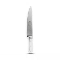 Professional Stainless Steel Chef's Knife - White Handle