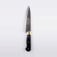 Professional Stainless Steel Chef's Knife - Ergonomic Black Handle
