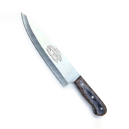 Excellent Cutlers Chef Knife (Dark Wood)