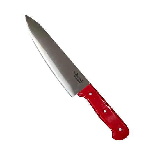 Seagull Stainless Steel Chef Knife - 8" (Red Handle)