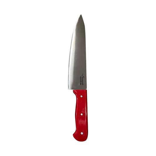 Seagull Stainless Steel Chef Knife - 8" (Red Handle)