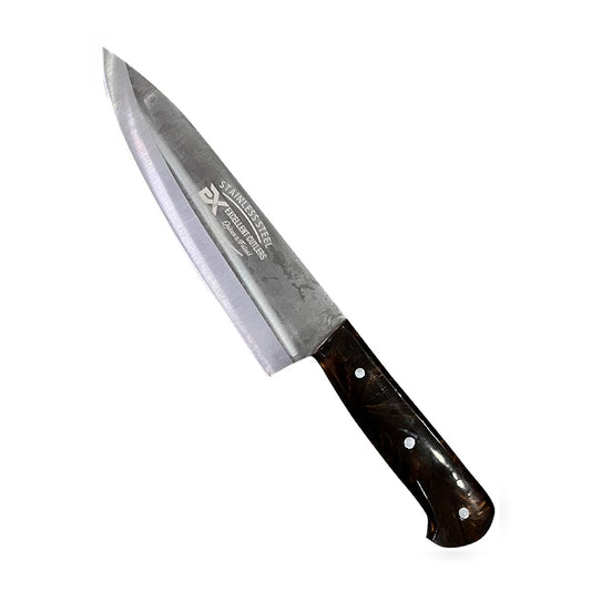 Excellent Cutlers Stainless Steel Kitchen Knife -  (Brown Amber Handle)