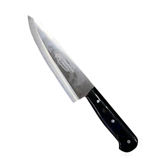 Excellent Resin 8" Kitchen Knife -  (Black Marble Handle)