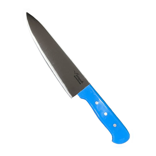 Seagull Stainless Steel Chef Knife - 8" (Blue Handle)