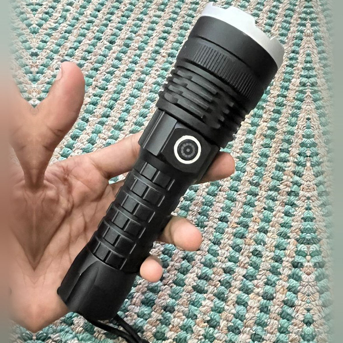 P90 Super Light Rechargeable LED Flashlight