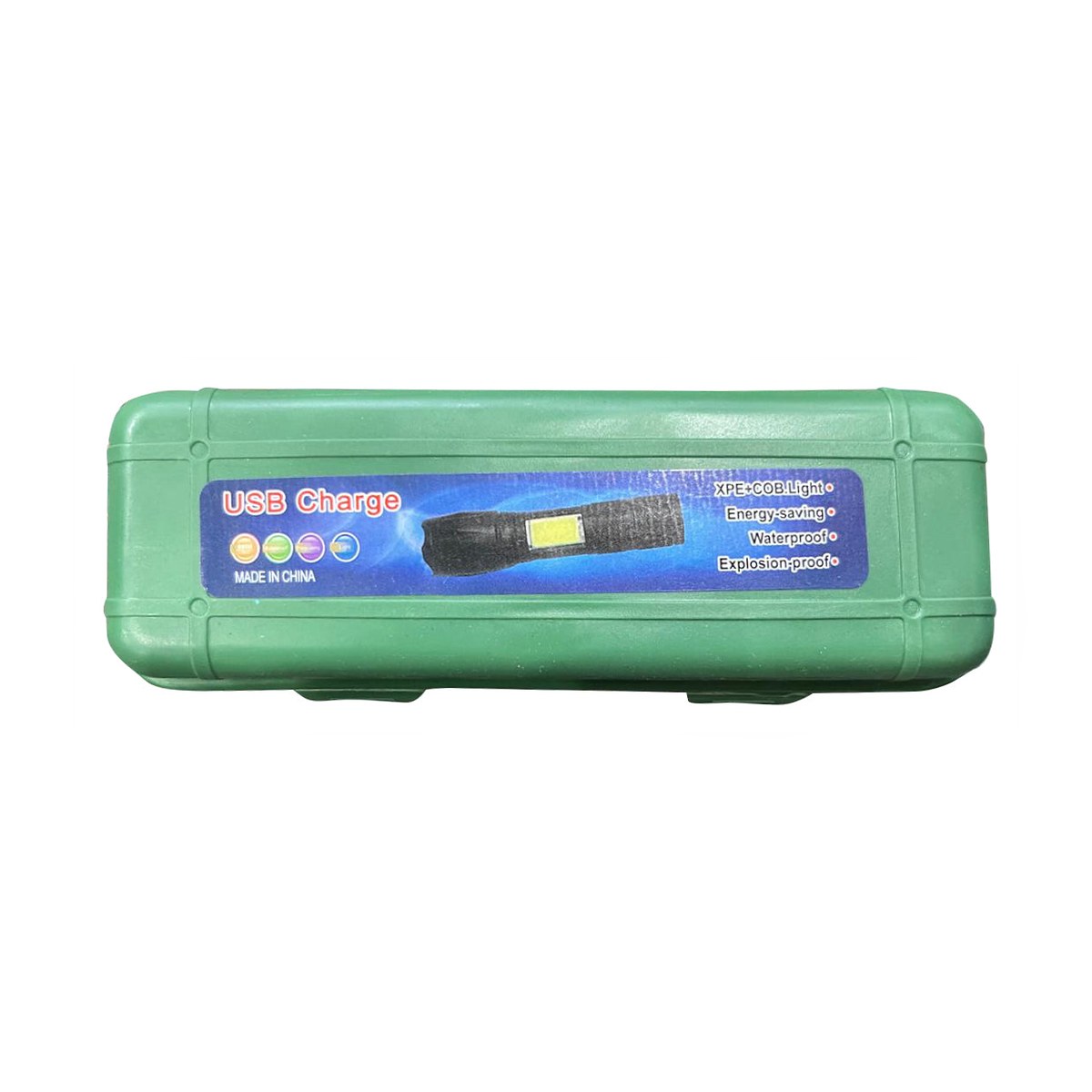 USB Charge QS-537 LED Flashlight – Rechargeable High Power Torch Light