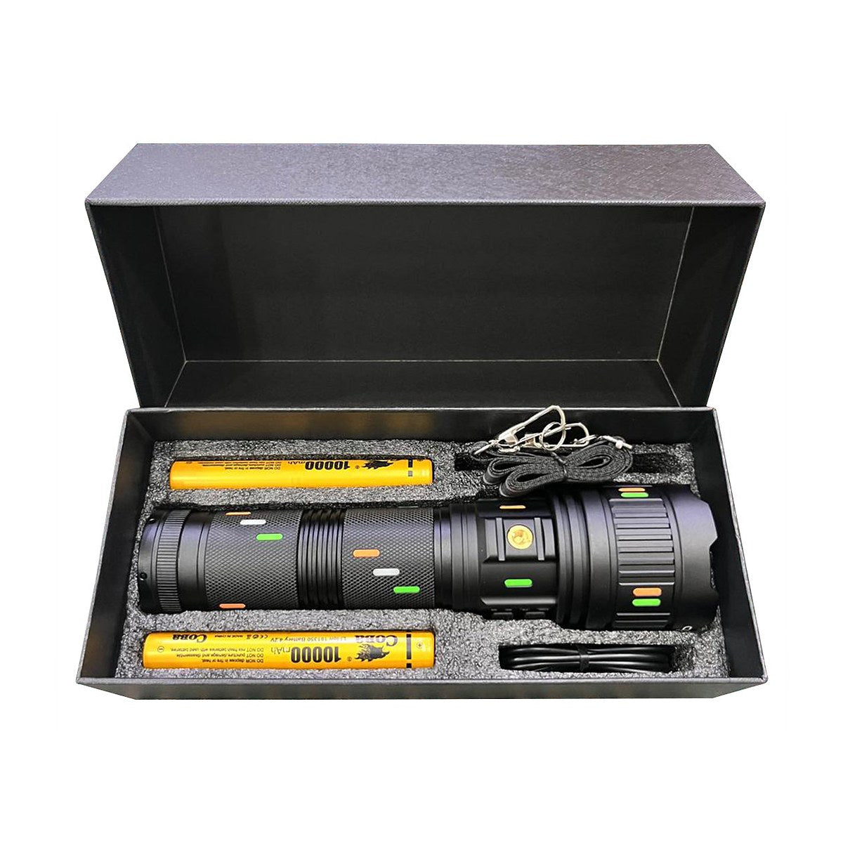Aluminum Alloy Strong LED  CB-G400Y Flashlight Rechargeable