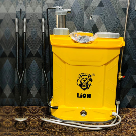LION, 2 IN 1 STEEL PUMP
