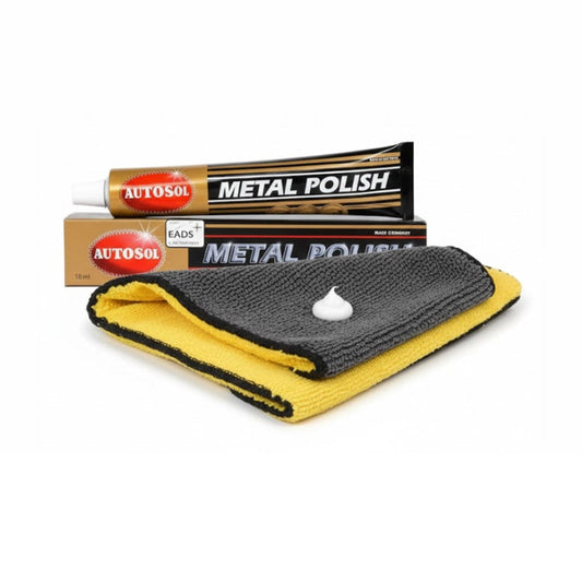 Autosol Metal Polish 75ml with Micofiber Cloth
