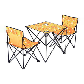 compare product Foldable Outdoor table with 2 chairs