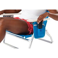 Coleman Low Recliner Chair -Blue