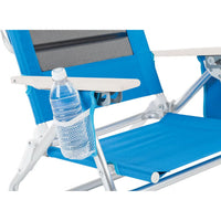 Coleman Low Recliner Chair -Blue