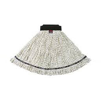 compare product Rubbermaid Commercial Large Mop Fabric - Maximizer™ Blend Mop White