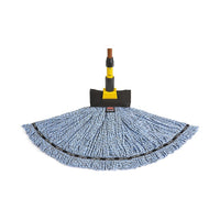 Rubbermaid Commercial Maximizer™ Large Blend Wet Mop, Universal Headband, Blue