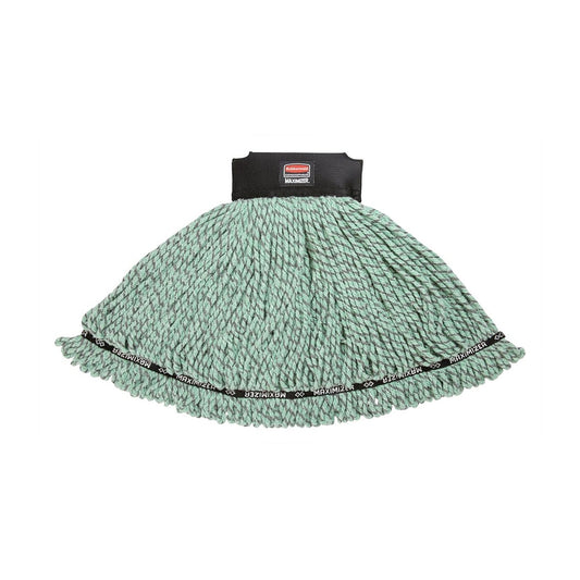 Rubbermaid Commercial Wash & Clean Mop For Maximizer Medium Wet Mop, Green