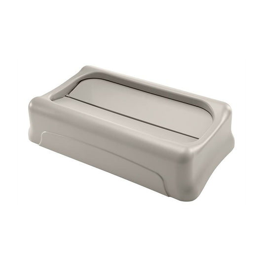 Rubbermaid Commercial Slim Jim® Swing Lid Beige
