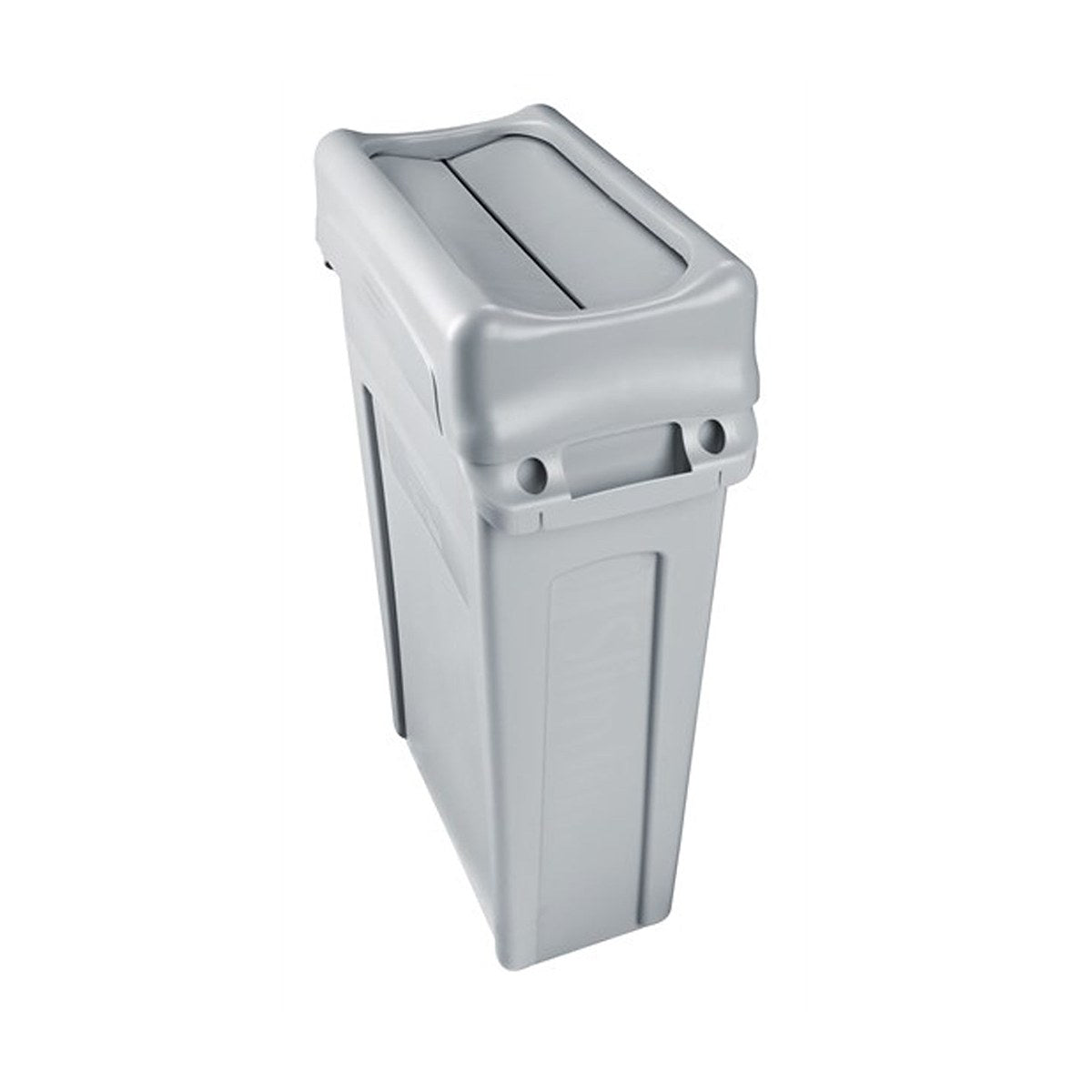 Rubbermaid Commercial Slim Jim® Swing Lid Beige