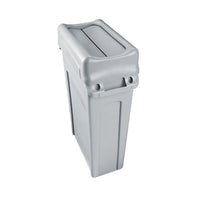 Rubbermaid Commercial Slim Jim® Swing Lid Beige